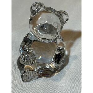 Vintage west Germany Princess house 24% lead teddy bear figurine paper weight